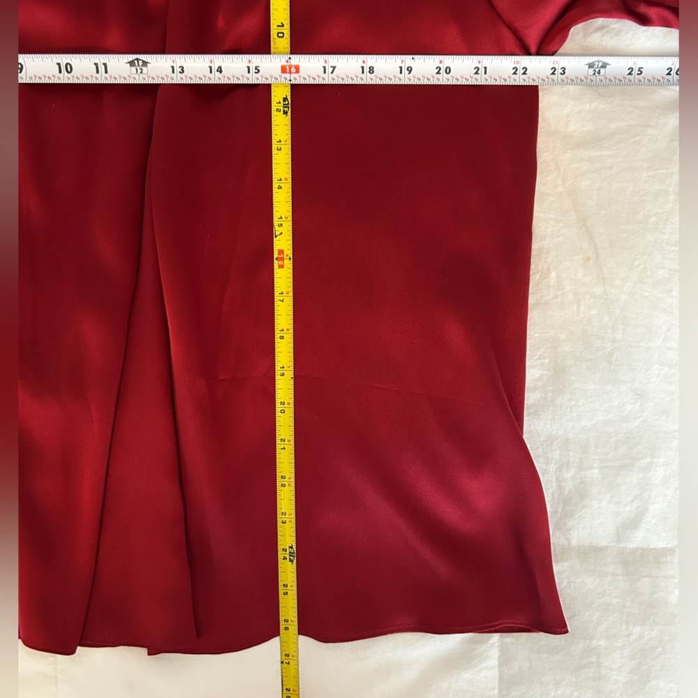 Lily Silk Garnet Silk Blouse. 12. NWT - Picture 10 of 13